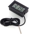 Waterproof Probe Mini LCD Digital Thermometer for Refrigerator, Aquarium, Indoor, Outdoor. 