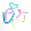 10 Pcs Foam Curlers Fashion Curler Makers Soft Foam Bendy Twist Curls Tool DIY Styling Hair Tools Accessories Color Random. 