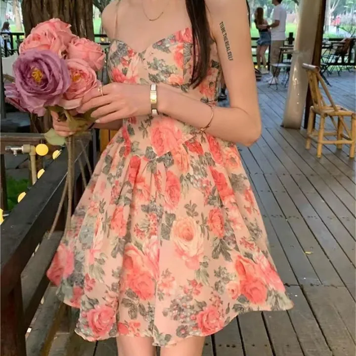 Sleeveless%20Dress%20Women%20Floral%20A-line%20Elegant%20French%20Style%20Summer%20Dresses%20-%20Image%206