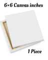 6 x 6 Canvas Board For Painting 1 pes. 