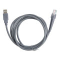 Code Scanner Cable, Barcode Scanner Cable 2 Meter Length PVC for Replacement. 