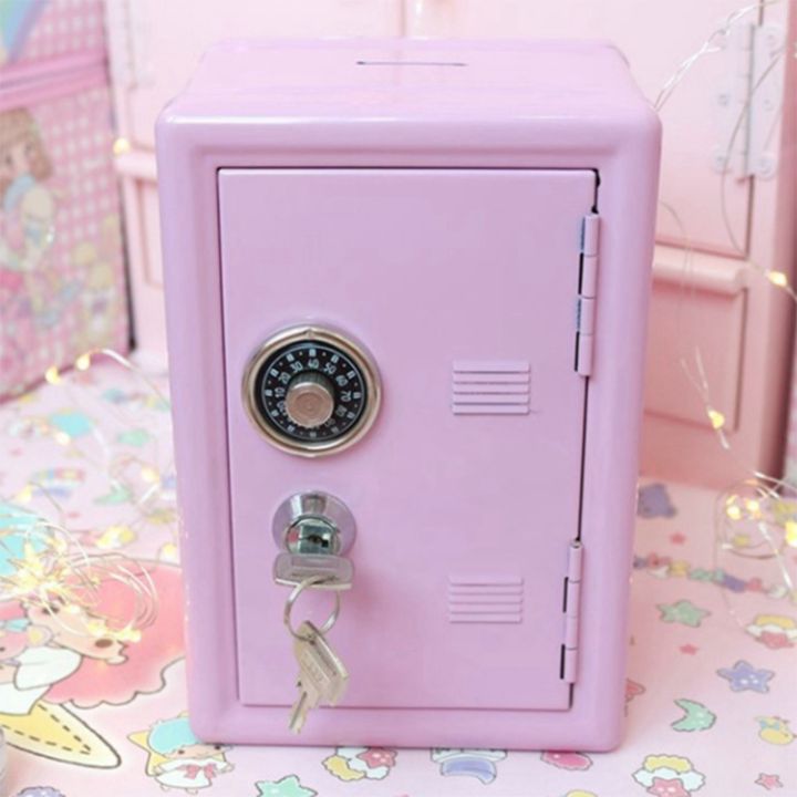 Kids%20Money%20Banks,%20Mini%20Money%20Box%20Gift%20Safe%20Case%20Password%20with%20Key%20Metal%20Money%20Box%20Storage%20Bedroom%20Locker%20Home%20Ornament%20-%20Image%203