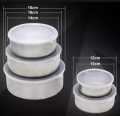 Protect Fresh Stainless Steel Food Box with Plastic Lids.