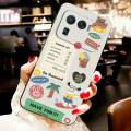 For Xiaomi Mi 11 Ultra Back Cover Case Fashion Food List Soft Silicone Shockproof Camera Lens Protector Phone Cases.