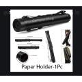 Portable Paper Holder for Draft Sketch Blueprint,Poster, Art, Document Tube with Strap, Expandable Waterproof Plastic Container, Telescoping Cylindrical Storage Case. 