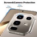 Infinix Note 50 Pro Plus Transparent Case - Plain & Clear TPU Anti Drop Phone Cover with Precise Cutouts.