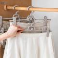 Pant Hanger Bra Clothespin Closet Clothes Organizer White.