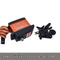 【Alizeker Mall】TD-8125MG Waterproof Metal Gear Digital Servo 20 25 30KG Torque 180Angle for RC Control Car Model Vehicle. 