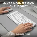 Logitech Pebble 2 Combo, Wireless Keyboard and Mouse, Quiet and Portable, Customisable, Logi Bolt, Bluetooth, Easy-Switch for Windows, macOS, iPadOS, Chrome. 
