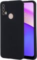 Motorola Moto E40/E30/E20, Slim Fit Silky And Soft Touch Finish Silicone Matte Finish TPU - Black (With Logo).