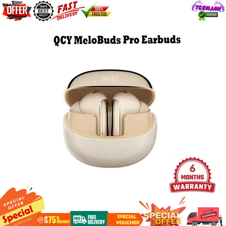 QCY MeloBuds Pro Earbuds Active Noise Cancelling