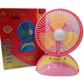 JY SUPER JY-6880 Rechargeable Lithium Battery Multiple Modes Portable Table Fan With Light. 