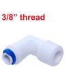 RO Pump Elbow for RO Water Filter Purifier 1/4 Male Elbow Connector 1/4 (White, Standard Size) -2 Piece. 