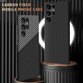 Uonevic 5G Cover Back Case 22 24 Samsung Galaxy S24 S23 S22 Ultra S24 Bargain price Plus 5G Protective Funda S 23 Ultra Carbon Fiber Pattern Case.