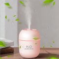 Bedroom Humidifier, Mini Humidifier Home Desk Humidifier Multi-Mode Portable Humidifier,Pink.