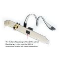 24Bit 192KHz Optical Fiber Coaxial Daughter Card Set Kit SPDIF OUT for Universal Computer Motherboard Digital 5.1 Sound Card AC3 Set Kit. 