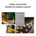 GC Outdoor Solar Spot Lights, 10 LED 3000K Landscape Spotlights, Auto On/Off Outdoor IP44 Waterproof Garden Lamps For Driveway Porch Walkway Yard. 