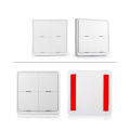 1 Piece 4 Gang Tuya ZigBee Wireless 12 Scene Switch Push Button Controller Battery Powered Automation Scenario ABS for Tuya Devices.