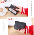 Korean Fashion Ladies Mini Wallet  clutch purse For Women Card Holder Short PU Leather Bags. 