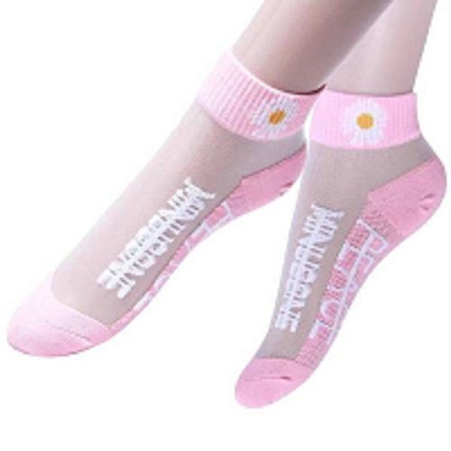 Chic Floral Sheer Ankle Socks in Nylon - New Summer Fashion for Women