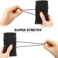 1/2/3/4/5MM Strong Elastic Rope White/black High-Quality Elastic Rope Rubber Band Sewing Garment Craft for DIY Sewing Accessorie. 
