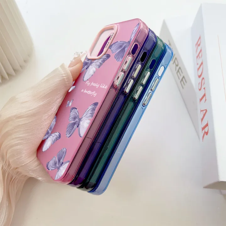 ZCSIBORUI%20for%20Redmi%20A3%20Xiaomi%20Poco%20C61%20Back%20Cover%20Purple%20Butterfly%20Colorful%20Sliver%20Double%20Sided%20Hard%20Case%20Shockproof%20Anti-fall%20Phone%20Cover%20-%20Image%209