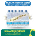 Muskan Premium Water 1.5l (1 Case = 6 pcs). 