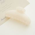 Korean Semicircle Hair Claw Solid Color Sweet Shark Clip Fashion Design Simple Barrettes Women.