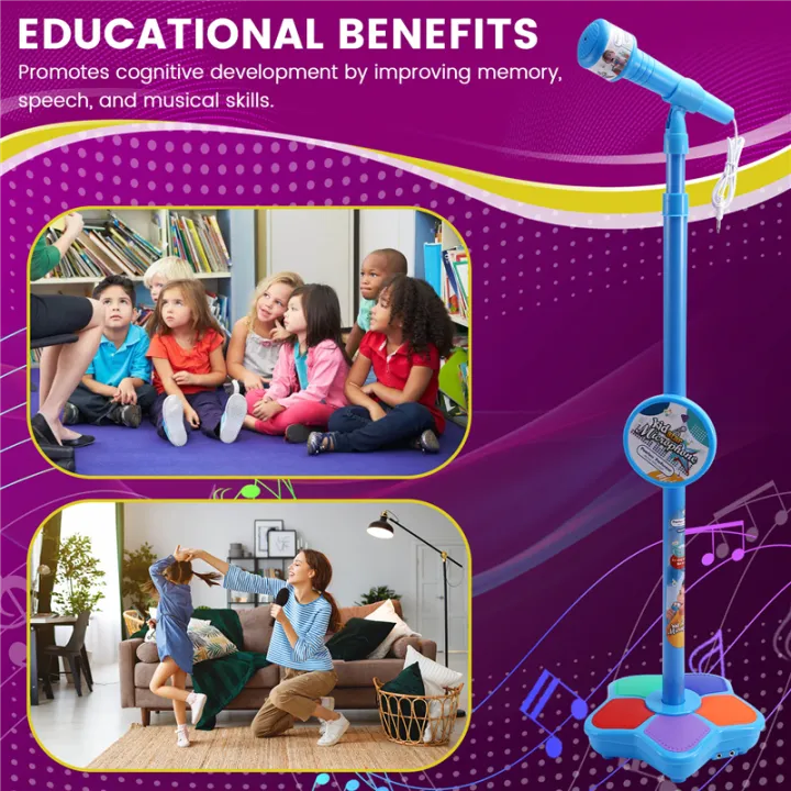 Kids%20Microphone%20With%20Light%20Stand%20Toy,%20black%20-%20Image%209
