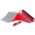 【Happy baby toy store】Mini Finger Fingerboard Skate Kit Table Game Ramp Track Mini Skateboard for Extreme Sports. 