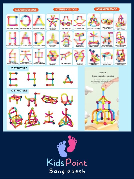 Strong%20Magnetic%20Stick%20Toys%20Set%20for%20Children's%20Brain%20Development%20and%20Educational%20STEM%20Toys%20(Kids%20Intellectual%20Development%20with%20Magnetic%20Building%20Blocks,%20Rods%20&%20Balls%20Construction%20Toy%20Set%20for%20Best%20Gifts)%20-%20Baby%20Toys%20for%20Early%20Education%20Stacking%20Blocks%20-%20Image%208