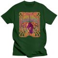 New Janis Joplin Psychedelic Navy Heather Adult T-Shirt.