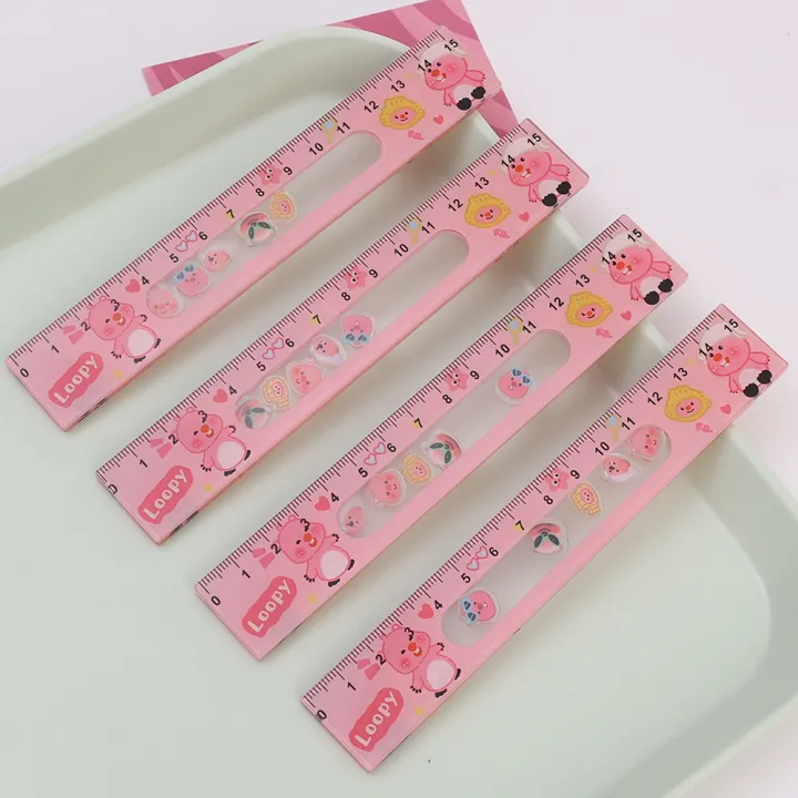 Loopy%2015Cm%20Rulers%20Kawaii%20Students%20Stationery%20Measurement%20Math%20Class%20Trendy%20Cartoon%20Stylish%20Lovely%20Cute%20Kids%20Gift%20Gift%20School%20-%20Image%205