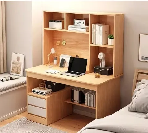 Simple%20Desk%20Bookshelf%20All-in-one%20Computer%20Desk%20Storage%20Space%20Student%20Home%20Study%20Bedroom%20Office%20Desk%20with%20Household%20Furniture%2054/45%20-%20Image%203