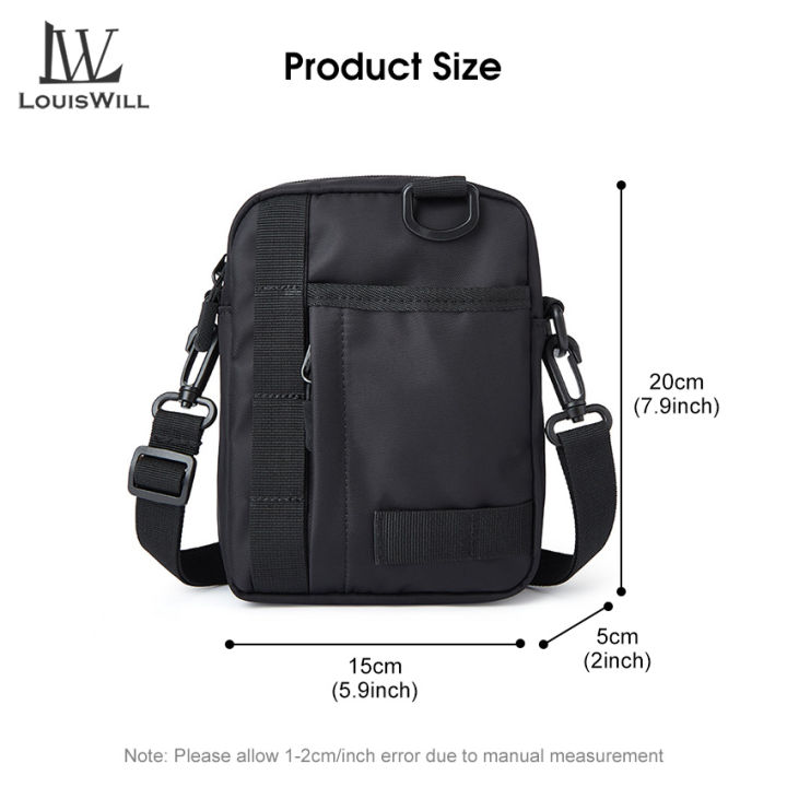 LouisWill%20Men's%20Small%20Bag%20Oxford%20Cloth%20Bag%20Scratch%20Resistant%20Bag%20Lightweight%20Mini%20Hanging%20Bag%20/%20Shoulder%20Bag%20Extra%20Small%20Single%20Shoulder%20Mini%20Small%20Hanging%20Bag%C2%A0Small%20Backpack%20Multi%20Compartments%20Bag%20-%20Image%207