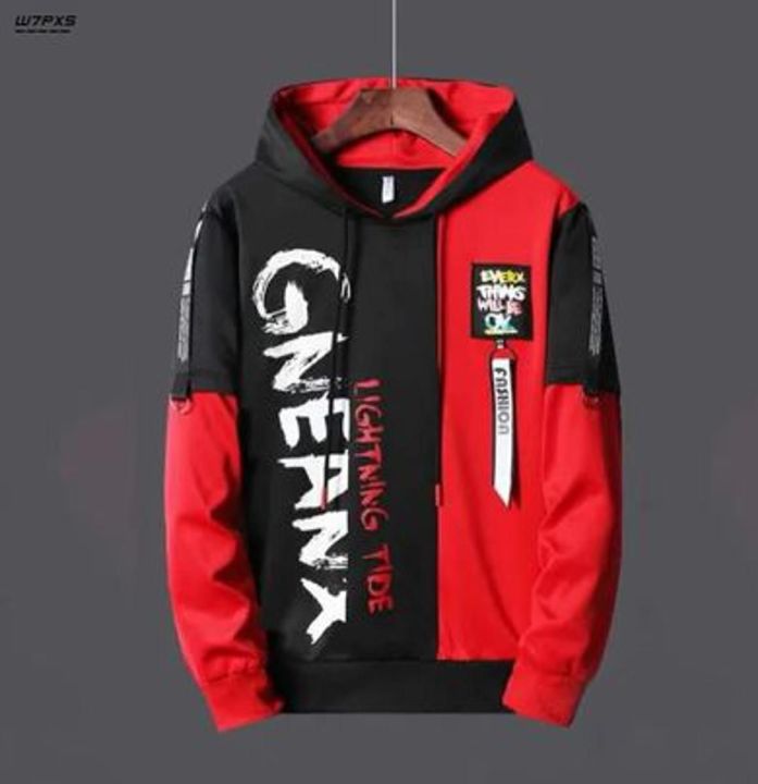 Red and Black New Styile Winter Hoodie for Man Hoodie Hoodie