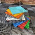 400X400X18Mm Anti Slip Garage Floor Tiles Interlocking Plastic Floor Tiles Deck Mat For Car Parking Outdoor. 