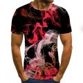 New 3d Tshirts Fire Flame T shirt Men Women Summer Casual Colorful Fire Tops Hip Hop Streetwear Black Smog 3D T shirts. 