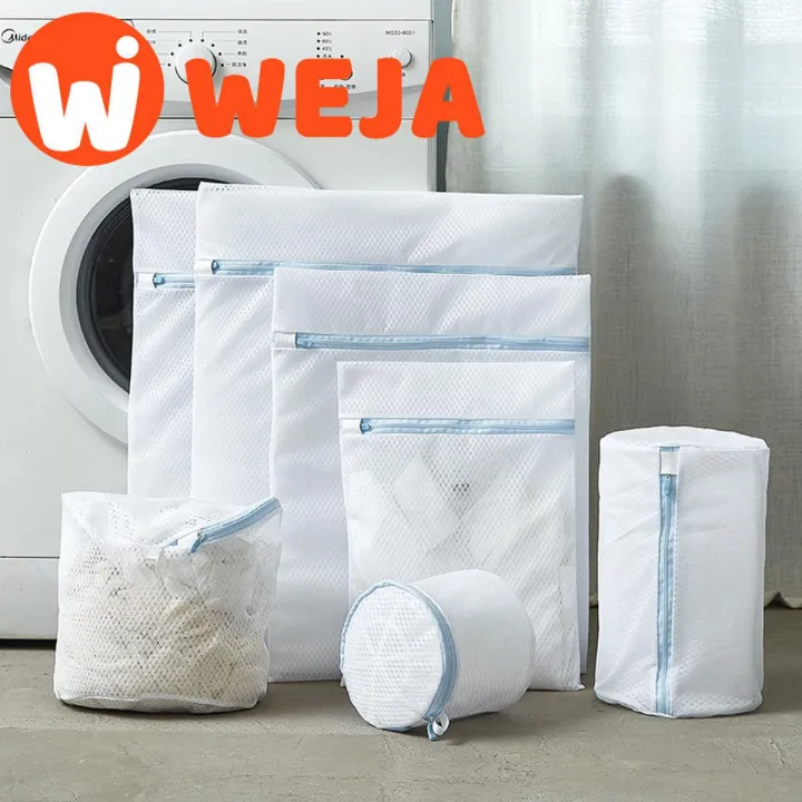 Washing Laundry Bag Polyester Zipped Wash Mesh Bag Coarse Fine Washing Machines Mesh Bag for Bra Underwear Socks Dirty Clothes