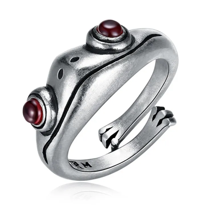 Cute%20Frog%20Ring%20for%20Artistic%20Design%20Opening%20Adjustable%20Couple%20Statement%20Rings%20Vintage%20Jewelry%20Gift%20-%20Image%202