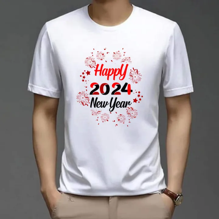 HAPPY%20NEW%20YEAR%202024%20New%20Design%20Casual%20Half%20Sleeve%20T-Shirt%20For%20Men's%20-%20Image%202