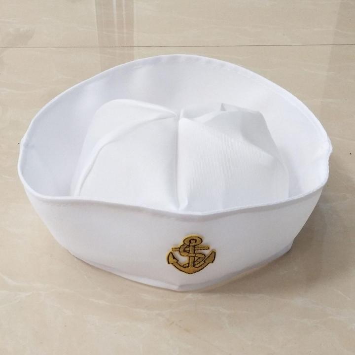 Sailor Hat Captain Navy Hat Children's Performance Party Captain Police Hat for Kid Navy Costume Accessory