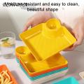 Dumpling Plate Dumpling Plate with Sauce Dish Design Versatile Easy to Clean Snacks Desserts Sushi Tray Kitchen Tableware Dumpling Party Accessory. 