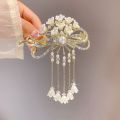 Rose Hairpin Women's Back of The Head Plate Hair Clip Headdress Temperament Twisting Clip Hairpin Hair Accessories. 