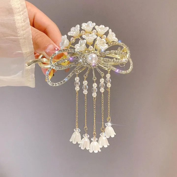 Rose%20Hairpin%20Women's%20Back%20of%20The%20Head%20Plate%20Hair%20Clip%20Headdress%20Temperament%20Twisting%20Clip%20Hairpin%20Hair%20Accessories%20-%20Image%206