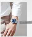 CRRJU 5003 new luxury fashion stainless steel imported waterproof quartz movement wrist-watche for men. 