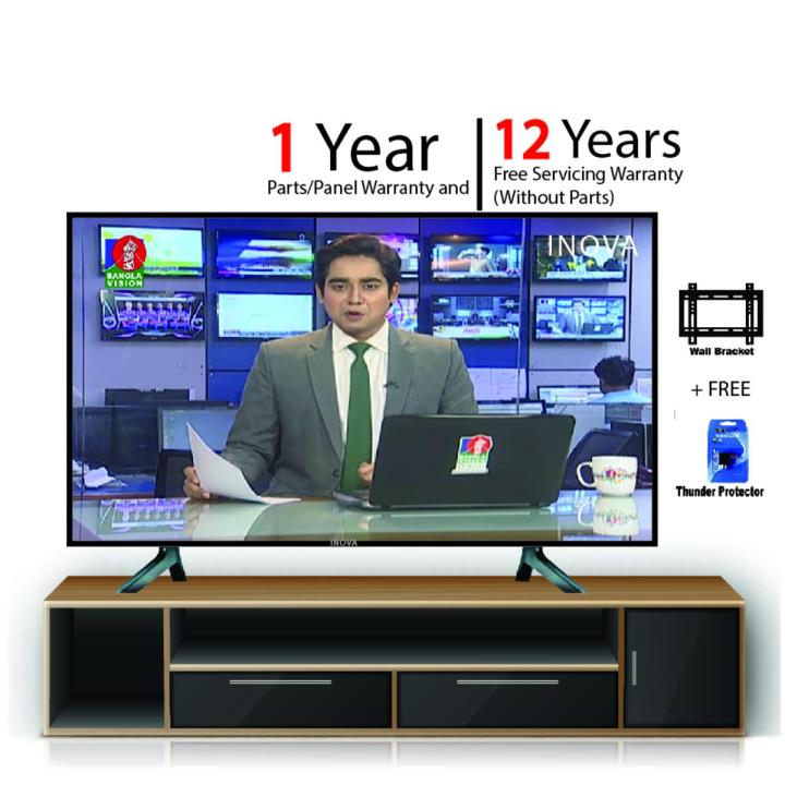 24 INOVA Double Glass Hd Led Tv Basic 4k Supported