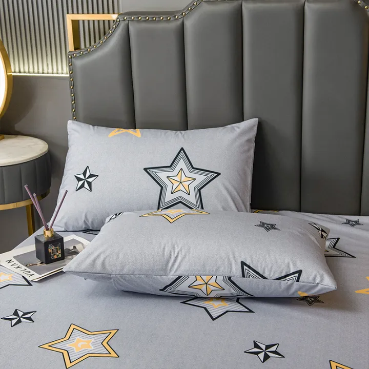 Bonenjoy%201%20pc%20Waterproof%20Mattress%20Cover%20King%20Size%20Waterproof%20Mattress%20Protector%20Single%20Star%20Printed%20Bed%20Sheet%20with%20Elastic%20-%20Image%204