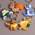 38style Pokemon Keychain Anime Action Figures Keychain Accessories Pendant Bag Key Ring Pendant Gifts for children. 