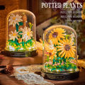 Diy Micro Flower Building Blocks Mini Bricks Particles Eternal Life Flowers Home Decoration Assembling Puzzle Toy Children Gift KankongAgu.